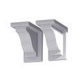 Mayne Yorkshire Decorative Brackets (2pack) - White 4821-W